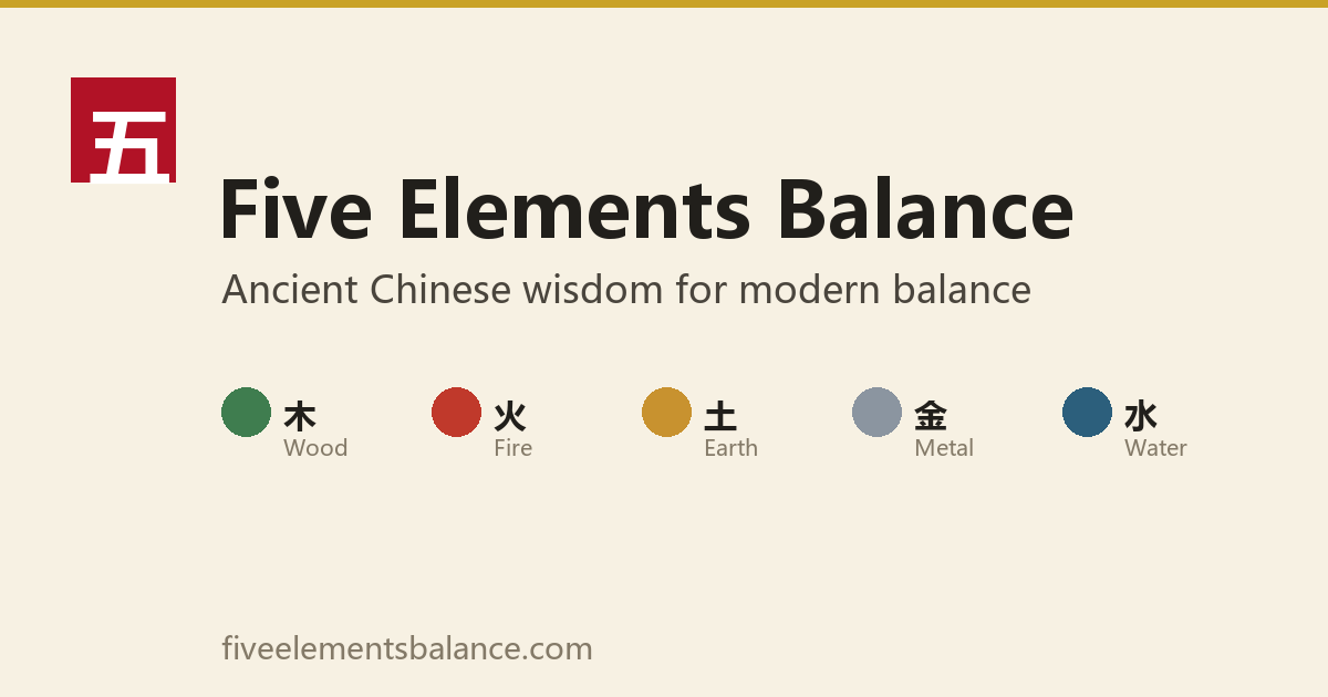 What Element Is Anxiety in Chinese Medicine? Mostly Wood, Sometimes More